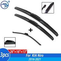 Wiper Front &amp; Rear Wiper Blades Set For KIA Niro 2016 2017 2018 2019 2020 2021 Windshield Windscreen Window 26"+16"+13"