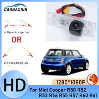 รถกล้องมองหลังสำหรับ Mini Cooper R50 R52 R53 R56 R55 R60 R61สำรองอัตโนมัติย้อนกลับ HD CCD