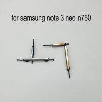 เหมาะสำหรับ Samsung Galaxy Note 3 Neo N750ขนาดเล็ก N7502กรอบกรอบโทรศัพท์ N7505เดิมปุ่มเปิด/ปิดเสียงเปิดคีย์ด้านข้างสีเงิน