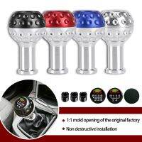 【DT】 hot  5 Speed Universal Gear Shift Knob Aluminum 6 Speed Trans Stick Head Knob With 3 Adapters For VW Scirocco for Jetta Golf