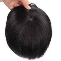 QUEENYANG Synthetic Bangs Fringe Hair Extensions Hair Clip Brown Wig With Temples Female Short Hair Styling Accessories