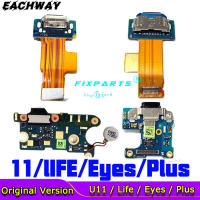 สําหรับ HTC U11 USB Charging Port สําหรับ HTC U11 Life / Eyes Charger Port Dock Plug Connector Board สําหรับ HTC U12 Plus Charging Flex Cable