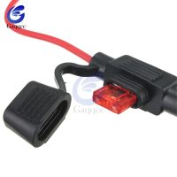 Waterproof Power Socket Mini Blade Type In Line Fuse Holders with 10A Fuse Car Replacement Fuses Fuses Accessories