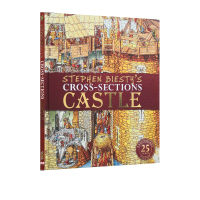 English original DK incredible large profile Castle secret 25th anniversary hardcover edition Stephen biesty Cross sections Castle Stephen bisti DK childrens Encyclopedia