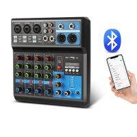 Audio 5 Channel Sound Mixer Professional Console Computer Input 48V Portable Live Broadcast A4 A5 DJ Audio Equipment Sound Card