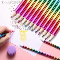 ⊕♂☃ 12pcs / lot wooden pencil HB pencil with eraser childrens drawing pencil school writing stationery