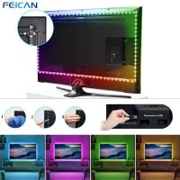 Gaming Lights LED Strips 2M For Monitor TV Backlight Behind Ambient USB Ports SMD 5050 RGB Colorful Music Remote Night Lights