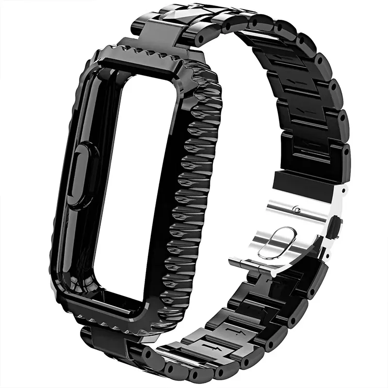 Huawei Band 8 7 6, Honor Band 7 6 Armor Strap, Casio Style Design