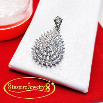 INSPIRE JEWELRY  จี้หยินหยาง ยันต์แปดทิศ size 1.5x1.5cm. ฝังพลอยนพเก้า และเพชรสวิส พร้อมกล่องกำมะหยี่  สวยงามมาก งานปราณีต ละเอียด มีคุณค่าทั้งใส่เองหรือมอบเป็นของขวัญ