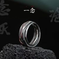 Original 925 sterling silver read a male tide restoring ancient ways ring personality hand-woven singelringen custom silver ring —D0517