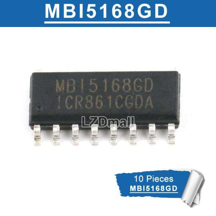 10ชิ้น-mbi5168-mbi5168gd-sop16ไดรเวอร์-led-mb15168gd-ชิป-sop-16