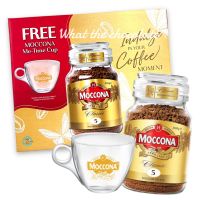 !! แถมฟรีแก้วกาแฟ !! กาแฟ Moccona Classic meduim roast ( 200g.)