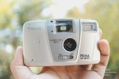 ขายกล้องฟิล์ม Compact Canon Prima BF-800 มาพร้อมเลนส์ FIX 28mm