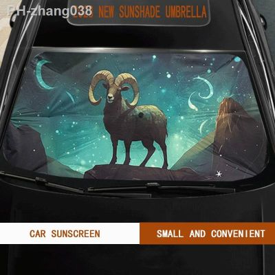 2023 New car sunshade summer sun protection heat insulation front windshield sunshade retractable car sunshade