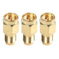 3X Durable SMA Male Plug to RP-SMA Female RF Coax Adapter Connector