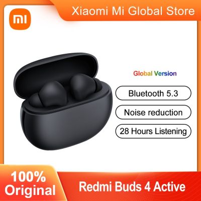 Xiaomi Redmi ตูม4 TWS ที่ใช้งานอยู่ทุกรุ่นบลูทูธไร้สาย5.3ไม่มีเสียงรบกวนหูฟังกีฬาหูฟังกันน้ำ Vsmk