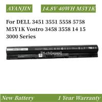 M5Y1K 2800MAH 40WH Battery For Dell Inspiron 15 3000 series 15-3551/3552/3567 15 5000 series 5551/5552/5555/5558/5559 Laptop สต็อกสำเร็จรูป agapi