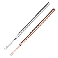 1 Pc Ear Tools Stainless Steel Silver Earpick Wax Remover Curette Cleaner Health Care Tools Ear Pick Handle Design