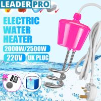 2500W Floating Electric Heater Boiler Water Heating Element Portable Immersion Suspension Bathroom Swimming Pool UK Plug 220V