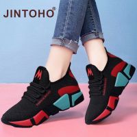 JINTOHO รองเท้าผู้หญิงลำลองแฟชั่นรองเท้าผ้าใบสตรีราคาถูก,รองเท้ากีฬากลางแจ้งรองเท้าวิ่งออกกำลังกายสำหรับผู้หญิง