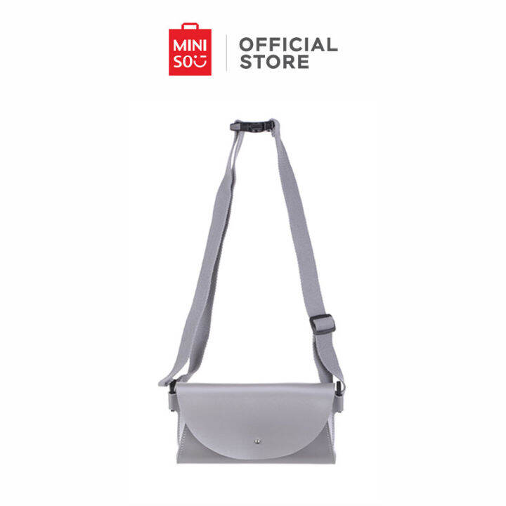 MINISO Fashionable Waist Bag Silver Lazada PH