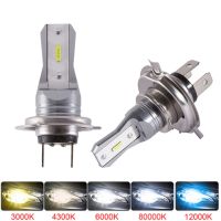 2Pcs H4 H7 H8 H11 H16 9005 HB3 9006 HB4 Auto Fog Lights Car Headlight Day Driving Running Lamp 12V 6500K White Automobiles Bulbs  LEDs  HIDs