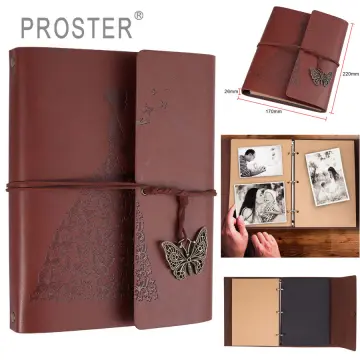 180 Page DIY Travel Photo Album Our Adventure Book Leather