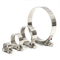 5PCS/LOT 304 Stainless Steel Strengthen Lamp Hose Clamp Circular Air Water Pipe Fuel Hose Clips Of Water Pipe Fasteners Clamps