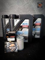 ชุดเปลี่ยน-ถ่ายน้ำมันเครื่อง LIQUI MOLY 15W-50 พร้อมกรองน้ำมันเครื่องและโอริง สำหรับ Royal Enfield Bullet 500/ Cassic 500