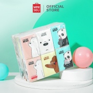 Set 18 gói khăn giấy bỏ túi hiệu Miniso, 3 lớp dày dặn, tiện lợi mang đi