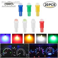 20pcs/Lot W1.2w Socket T5 Led Car Auto Side Wedge Dashboard Gauge Instrument Light Lamp Bulb Ice Blue Red Green Yellow 12v