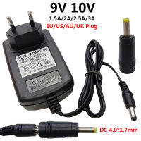 9V 10 V 4.0X1.7มม. 2A 2.5A 3A Universal AC DC Power Adapter Supply 9 10โวลต์ Converter 5.5*2.5มม. Switching Adapter Adaptador