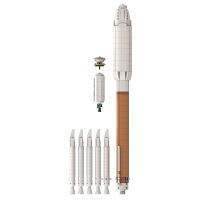 MOC Space Lah Ultimate Atlas V 1:110 Saturn V Scale Herculed-ห้าจรวดบล็อกตัวต่อดาวอังคารสำรวจของเล่นรูปรถ