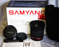 Samyang 16mm f2 F2.0  เป็นเลนส์ Manual ที่มีคุณภาพดี ให้ความคมชัดสูง ช่วยให้คุณสามารถเก็บภาพความทรงจำตลอดชีวิตได้อย่างมีคุณภาพ มาพร้อมรูรับแสงกว้างถึง F2.0 ช่วยให้ถ่ายในที่แสงน้อยได้ดี และได้ Bokeh ที่สวยงาม