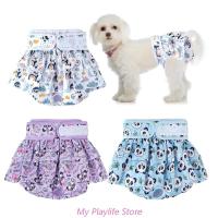 Female Dog Sanitary Panties Diaper Pantie Dog Reusable Diaper Wash-able Underwear Skin Friendly Period Shorts Supply