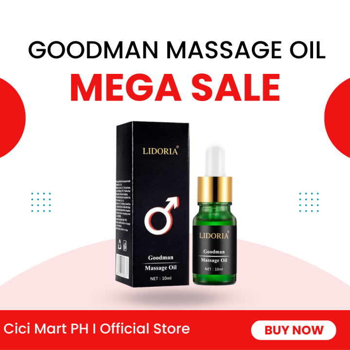 Lidoria Goodman Massage Oil Enlarge 10ml Men Private Health Care 100