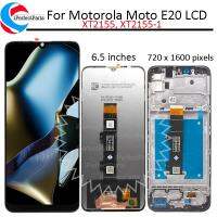 XT2155 LCD ขนาด6.5นิ้วของแท้สำหรับ Motorola Moto E20หน้าจอดิจิตอลจอแสดงผลหน้าจอสัมผัส XT2155-1นิ้วสำหรับจอแอลซีดีพร้อมกรอบ E20 Moto