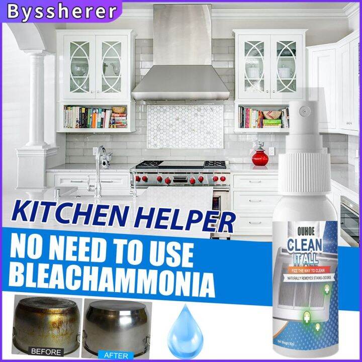 Byssherer Rust Cleaner Spray Derusting Spray Car Kitchen Pot Remover