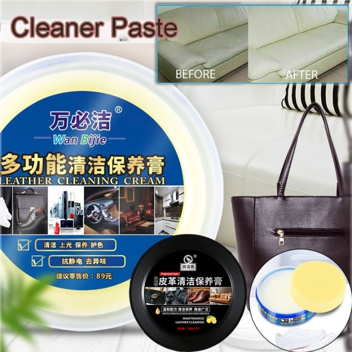 Multi-Purpose Magic Cleaner Paste Polisher Leather Cleaner Paste Stain ...