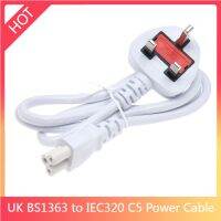 【LZ】✆✚✐  IEC-320-C5 Cabo de Alimentação com Fusível Plug UK BS1363 Cable Leader 3.3ft 3x0.75mm Inglaterra Notebook Air Cleaner Branco