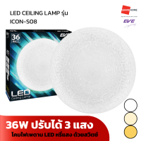 GRANDHOMEMART โคมเพดาน LED EVE รุ่น ICON-S08 36W ปรับได้ 3 แสง