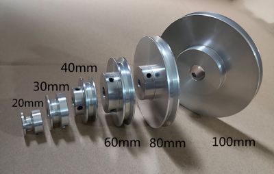 Aluminum Alloy Single Groove Pulley  Spindle Motor Pulley  Model Transmission Wheel LED Strip Lighting
