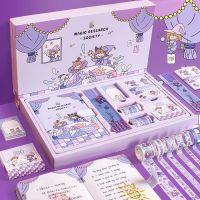 Notebook Girls Heart Hand Account Book Set Full Hand Account Book Gift Box Notebook Book Diary Children Creative Supplies