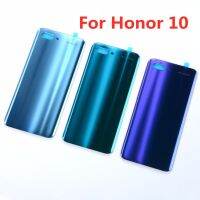 ของแท้เคสกระจกครอบหลังแบตเตอรี่ Huawei Honor 10ฝาปิดช่องด้านหลัง + อะไหล่ทดแทนสติกเกอร์กาว