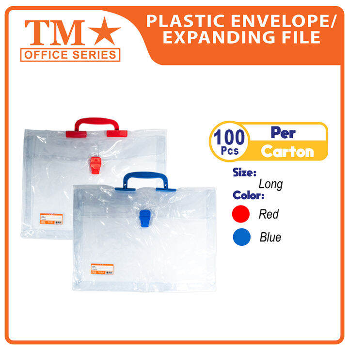 TM Plastic Expanding Envelope with Handle Long x 100 pcs Lazada PH