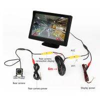 【JH】 Car Rear View Wide 4.3 quot; TFT Color Display Night Vision Reversing 2In1 Parking Rever