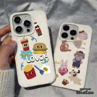 เคสโทรศัพท์มือถือ แบบนิ่ม ลายหมีน่ารัก ย่อยสลายได้ เป็นมิตรกับสิ่งแวดล้อม สําหรับ IPhone 15 14 13 12 11 Pro Max X Xr Xs Max 7 8 6 14 Plus SE2020