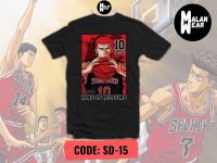 [hot] Slam Dunk เสื้อยืดผู้ชายแขนสั้นเสื้อบาสเก็ตบอลกีฬา Sakuragi Hanado