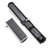 【YF】 Leather Razor Case Shaver Pouches Keeps Your and Blade Safe PU Black Protective Bag Storage