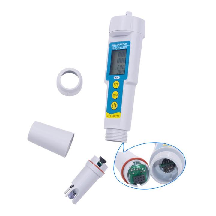 rcyago-3-in-1-พารามิเตอร์จอภาพ-ph-tds-ph-meter-aquarium-เครื่องวัดค่าความเป็นกรด-ด่างเครื่องดื่มน้ำเครื่องวิเคราะห์คุณภาพ